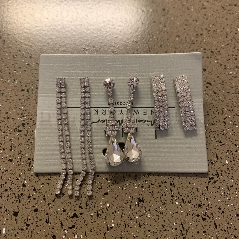 3 piece formal earring set - Picture 1 of 2